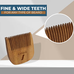 Neem Wood Beard Comb